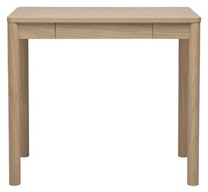 Tavolo da bar con contenitore finitura legno chiaro quercia L110 cm IZZIE