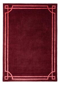Tappeto burgundy in lana tessuto a mano 120x170 cm Gatsby – Flair Rugs