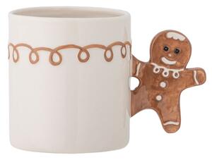 Tazza color crema in gres a tema natalizio 350 ml Ginnie – Bloomingville