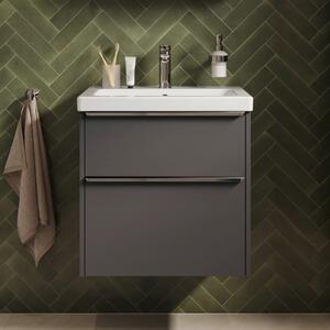 Lavabo in Vetroceramica Duravit Joviva con mobile sottolavabo da 60 cm