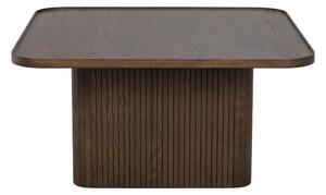 Tavolino marrone scuro in rovere ø 80 cm Sullivan - Rowico