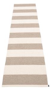 Passatoia da interno/esterno beige/color crema 70x300 cm Bob Mud Vanilla – Pappelina