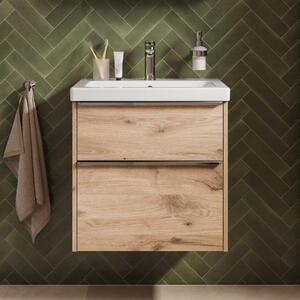 Lavabo in Vetroceramica Duravit Joviva con mobile sottolavabo da 60 cm