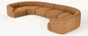 Divano XL componibile in bouclé Sofia