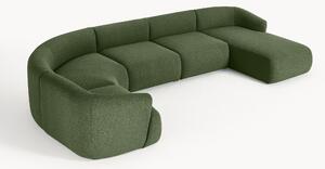 Divano XL componibile in bouclé Sofia
