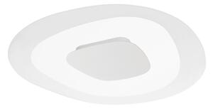 Plafoniera led linea light antigua 90346 led 3000k 2945lm vetro trasparente bordo satinato - Linea Light Group