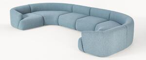 Divano XL componibile in bouclé Sofia