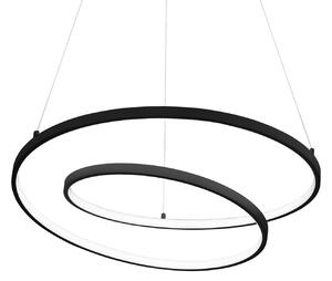 Ideallux Ideal Lux Oz lampada a sospensione a LED Ø 80 cm nero