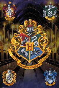 Posters, Stampe Harry Potter - Stemmi di Hogwarts