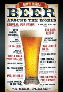 Posters, Stampe Beer how to order, (61 x 91.5 cm)