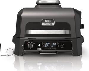 Griglia elettrica Ninja Woodfire Pro XL OG850EU, funzione affumicatura, 4 programmi di cottura, sonda termica integrata