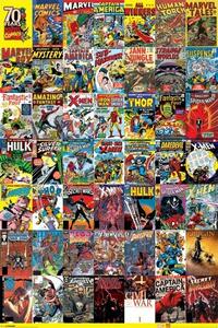 Posters, Stampe Marvel - 70th anniversary, (61 x 91.5 cm)