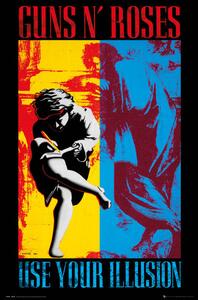 Posters, Stampe Guns'N'Roses - Illusion, (61 x 91.5 cm)