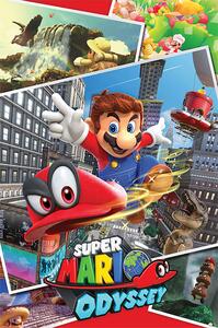 Posters, Stampe Super Mario Odyssey - Collage, (61 x 91.5 cm)