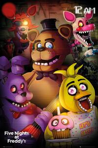 Posters, Stampe Five Nights At Freddys - Group, (61 x 91.5 cm)