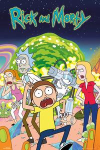 Posters, Stampe Rick Morty - Group, (61 x 91.5 cm)