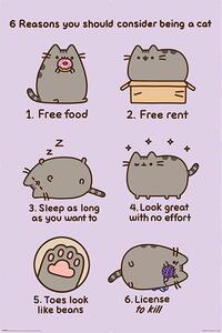 Posters, Stampe Pusheen - Reasons to be a Cat, (61 x 91.5 cm)