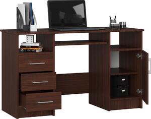 Scrivania Wenge con spazio di archiviazione e design elegante BIURKO ANA