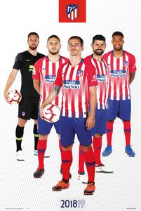 Posters, Stampe Atletico Madrid 2018 2019 - Grupo, (61 x 91.5 cm)