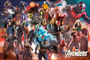 Posters, Stampe Avengers Endgame - Line Up