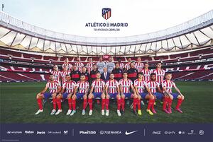 Posters, Stampe Atletico Madrid 2019 2020 - Team