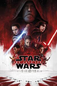 Posters, Stampe Star Wars Episodio Vii - Gli ultimi Jedi - One Sheet, (61 x 91.5 cm)