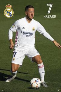 Posters, Stampe Real Madrid - Hazard 2020 2021, (61 x 91.5 cm)