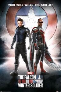 Posters, Stampe The Falcon and the Winter Soldier - Wield The Shield, (61 x 91.5 cm)