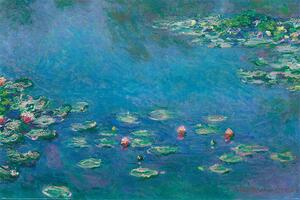 Posters, Stampe Claude Monet - Waterlillies, (91.5 x 61 cm)