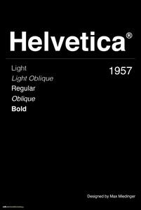 Posters, Stampe Helvetica, (61 x 91.5 cm)