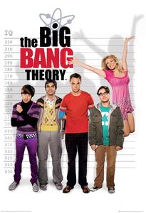Posters, Stampe La teoria del Big Bang - Misuratore Iq, (61 x 91.5 cm)