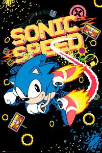 Posters, Stampe Sonic the Hedgehog - Speed, (61 x 91.5 cm)