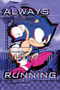 Posters, Stampe Sonic the Hedgehog - Always Runnig, (61 x 91.5 cm)