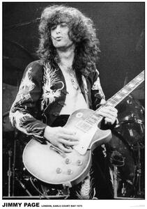 Posters, Stampe Jimmy Page - Earls Court May 1975, (59.4 x 84.1 cm)