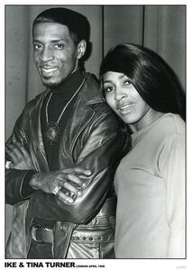 Posters, Stampe Ike and Tina Turner - London April 1968, (59.4 x 84.1 cm)