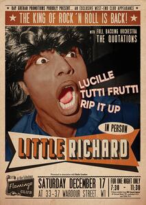 Posters, Stampe Little Richard Flamingo - Club Wardour St, (59.4 x 84.1 cm)