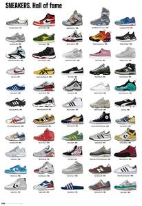 Posters, Stampe Sneakers - Hall of Fame, (61 x 91.5 cm)