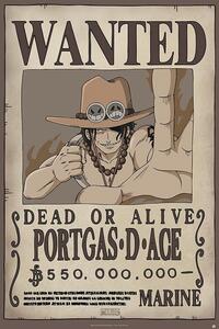 Posters, Stampe One Piece - Wanted Ace, (61 x 91.5 cm)