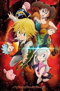 Posters, Stampe The Seven Deadly Sins - Characters, (61 x 91.5 cm)