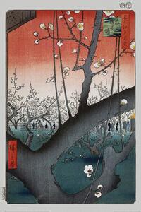 Posters, Stampe Hiroshige - Plum Orchard near Kameido Shrine, (61 x 91.5 cm)