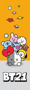 Posters, Stampe BT21, (53 x 158 cm)
