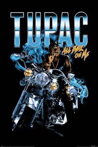 Posters, Stampe Tupac Shakur - All Eyez Motorcycle