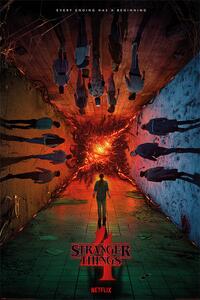 Posters, Stampe Stranger Things Season 4 - Every Ending Has A Beginning