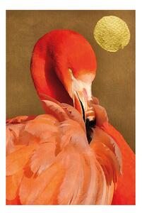 Posters, Stampe Kubistika - Flamingo, (40 x 60 cm)