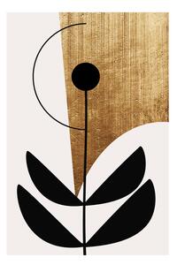 Posters, Stampe Kubistika - Nara nero, (40 x 60 cm)
