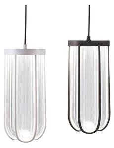 GOCCIA SOSPENSIONE DA ESTERNO IP54 IN ALLUMINIO BIANCO O NERO LED 12W LUCE 3000K E 4000K DI SOVIL