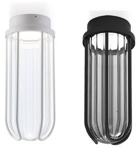 GOCCIA PLAFONIERA DA ESTERNO IP54 IN ALLUMINIO BIANCO O NERO LED 12W LUCE 3000K E 4000K DI SOVIL