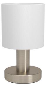 Eglo 31841 - Lampada da tavolo MONTETTO 1xE14/40W/230V bianca/cromo opaco