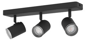 Eglo 901966 - Faretto da bagno CONSUMA 3xGU10/5W/230V IP44 nero