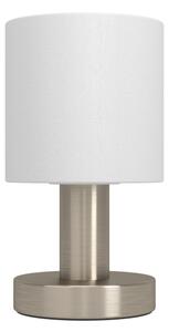Eglo 31841 - Lampada da tavolo MONTETTO 1xE14/40W/230V bianca/cromo opaco